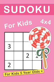 These printable sudoku puzzles are four different levels of difficulty. Sudoku For 5 Year Olds 4x4 Sudoku Puzzles For Beginners Elementary School Good Logic Challenge Sudoku Books For Kids Puzzles Novedog 9781678560348 Amazon Com Books