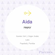 Aida Names With Meaning Baby Names Baby Girl Names