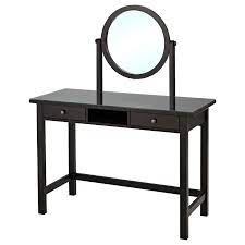 Hemnes Dressing Table With Mirror Black Brown 43 1 4x17 3 4 Ikea In 2021 Dressing Table With Mirror Hemnes Ikea Dressing Table