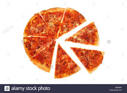 Pizza Pie Chart Cut Out Stock Images Pictures Alamy