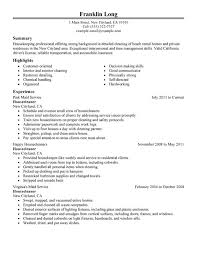 cleaning company resume resume format