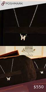 Hermes Mini Pop H Pendant Pendant Womens Jewelry Necklace Mini