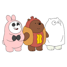 We Bare Bears Trick Or Treat Sticker We Bare Bears Bare Bears Ice Bear We Bare Bears