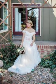 Lace Off The Shoulder Sleeves On Anomalie Custom Blush Wedding Dress Wedding Dresses Wedding Dresses Blush Custom Wedding Dress