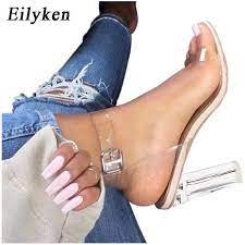 Neueste wöchentlicher top monatlich top meistgesehene bestbewertet höchste kürzeste. Pvc Jelly Open Toed Thick High Heels Look Love Lust