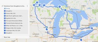 The Great Lakes Tour A Circle Road Trip Itinerary Fall Road Trip Lake Trip Michigan Road Trip
