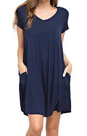 Women S Casual Plain Simple Pocket T Shirt Loose Dress You Can Find Out More Details At Th Casual Summer Dresses Summer Dresses For Women Plus Size Dresses
