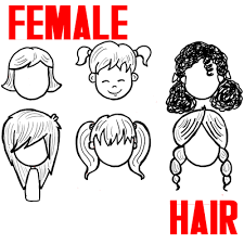 Fashion drawings for girls casual dresses compilation. How To Draw Girls Hair Styles For Cartoon Characters Drawing Tutorial How To Draw Step By Step Drawing Tutorials