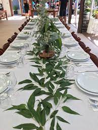 Gum Leaf Table Decoration Xmas Table Decorations Table Decorations Christmas Table Decorations Centerpiece