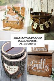 Destination wedding welcome cards free wedding. 35 Rustic Wedding Card Boxes And Their Alternatives Weddingomania