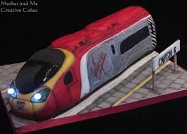 Pendolino Virgin Train Train Birthday Cake Train Cake Cake