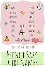 229 Chic French Girl Names Pretty Unique And Names To Avoid Snippets Of Paris