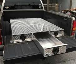 Bolt the square tubing to the side of the drawers. Truck Tool Box Organizer Diy