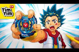 How To Draw Beyblade Burst Evolution Valt Aoi With Genesis Valtryek V3 Step By Step Art For Kids Youtube Beyblade Burst Art For Kids Beyblade Birthday