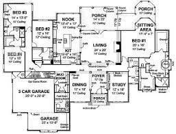 Click the image for larger image size. European Style House Plan 4 Beds 4 Baths 4095 Sq Ft Plan 20 1680 4000 Sq Ft House Plans Dream House Plans House Floor Plans