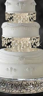 Rosamaria G Frangini Wedding Cakes Sophisticated Cake With Crystals And Silver A Little Vi Cool Wedding Cakes Wedding Cake Stands Wedding Cakes Vintage