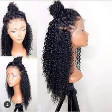 Luffy Curly Pre Plucked Brazilian Non Remy Hair Glueless Full Lace Human Hair Wigs With Baby Hair For Black Womem Natural Color Haar