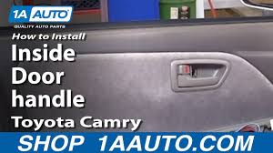 Maybe you would like to learn more about one of these? How To Replace Interior Door Handle 97 01 Toyota Camry Youtube