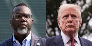 After a reporter asked Chicago Mayor Brandon Johnson to respond to  President Trump calling him "incompetent," Johnson effortlessly clapped  back.