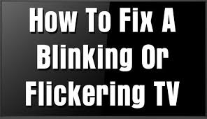 All of my cables are secure and tight. How To Fix A Blinking Or Flickering Tv Turn Tv Off To Reset