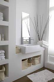 Pin Di Sandypolikrati Su Casa Arredamento Piccolo Bagno Bagno Aperto Mensole Porta Oggetti Bagno