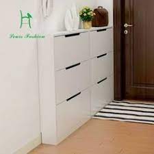 Shoe Cabinet Slim Shoe Storage Coat Rack Wall Mounted Shoe Rack Shoe Cabinet
