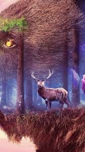 Rainy november days #centaur #deer #autumn #fantasy #artist@fantasyinpictures by #marxis. Deer Hd Wallpapers Backgrounds Page 3