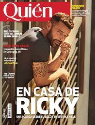 Ricky martin is a puerto rican singer, actor, and author who is widely regarded as the king of latin pop. Quien Magazine January 2021 Cover Various Covers