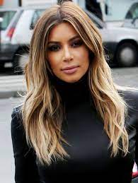 The base of hair brown. Kim Kardashian Brunette Hair Color Formula