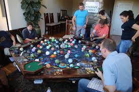 A Custom Table For Twilight Imperium R Gaming Custom Table Custom Board Games Board Game Room