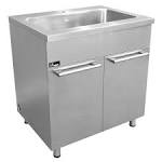 Stainless steel vanity