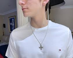 Celtic Trinity Pendant, Cross Pattée Necklace. Men's Celtic Pendent. Celtic  Necklace, Mens Irish Necklace, Triquetra Necklace