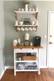 أجمل 20 تصميم لـ ركن القهوة كوفي كورنر وكوفي بار منزلي هذا العام ديكورات أرابيا coffee bar home home coffee stations coffee decor kitchen