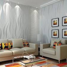 20 Living Rooms With Beautiful Use Of The Color Grey Wallpaper Living Room Design Living Room Wallpaper 3d Wallpaper Living Room