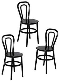 3 Tlg Set Stuhle Bistrostuhl Gartenstuhle Schwarz Https Www Amazon De Dp B01awuf05m Ref Cm Sw R Pi Dp Puppenstube Mobel Gartenstuhle Bistro Stuhle