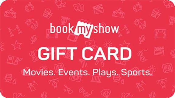 Book My Show Gift Card