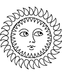 Ask any child to draw the sun, and they will scribble a yellow circle. Summer Coloring Summer Sun Face Coloring Page Honkingdonkey Coloring Library