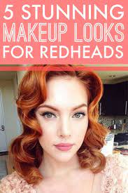 5 Stunning Makeup Looks For Redheads Society19 Red Hair Makeup Redhead Makeup Fair Skin Makeup