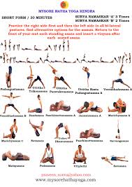 Image Result For 30 Minute Ashtanga Yoga Routine Which Asanas Yoga Postures Yoga Help Yoga