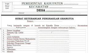 Contoh surat keterangan penghasilan karyawan swasta. Contoh Surat Keterangan Penghasilan Orang Tua Dari Desa Contoh Surat