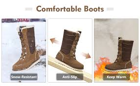 Shop over 200 top waterproof winter snow boots and earn cash back all in one place. Amazon Com Camelsports Women S Snow Boots Waterproof Mid Calf Winter Boots Anti Slip Fur Lined Warm Boot Outdoor Fashion Rain Boots Snow Boots