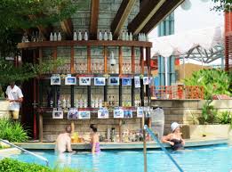 Tired While Swimming No Problem Just Swim Up To The Rock Bar And Have A Drink Only At Hard Rock Hotel Singa Hard Rock Hotel Pool Hard Rock Hotel Swim Up