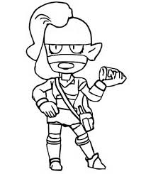Brawl Stars Para Colorear Emz
