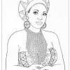 Printable african art coloring pages. 1
