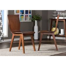 Baxton Studio Elsa Bent Wood Dining Chair Set Of 2 In 2020 Midcentury Modern Dining Chairs Scandinavian Dining Chairs Mid Century Dining Chairs