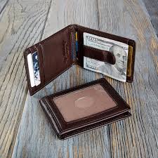 Mens leather money clip slim front pocket wallet magnetic id credit card holder. Levenger Front Pocket Privacy Bifold With Money Clip