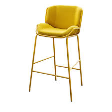 Skin Yellow Bar Stool By Giacomo Cattani Yellow Bar Stools Bar Stools Tall Bar Stools
