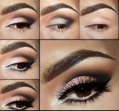 Tienes que pintar la línea del párpado superior por dentro y rellenar bien los huecos entre las pestañas. Maquillaje De Fiesta Ojos Marrones Soy Moda