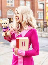 Legally Blonde Couples Costume Elle Woods And Emmett Blonde Halloween Costumes Couples Costumes Legally Blonde Outfits