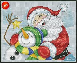 Check spelling or type a new query. Vintage Christmas Santa Cross Stitch Pattern 18 Count Charts With Colors And Symbols For Dmc Floss Patterns Arts Crafts Sewing